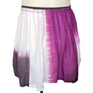 American Eagle Skirt Womens 6 Boho Tye Dye Pink White Purple Short Mini Bohemian